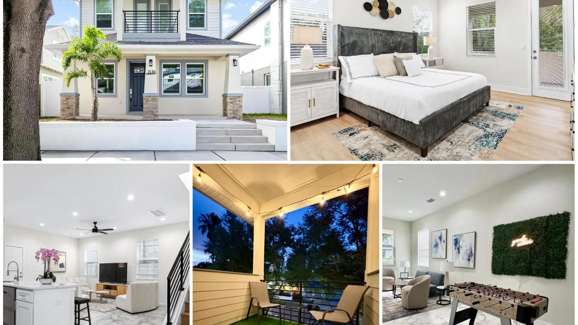 Spacious Modern 5-Bedroom House, Close To Downtown Tampa